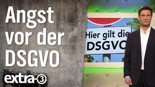 Angst vor der DSGVO | extra 3 | NDR