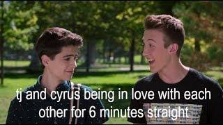 tj and cyrus being in love with each other for 6 minutes \\ andi mack