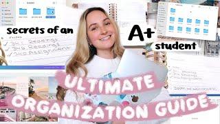 BEST ORGANIZATION TIPS FOR SCHOOL | how to organize planner & laptop for online school!