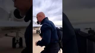 the Rock private jet #shortvideo #ytshorts