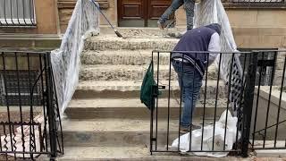 Limestone Stoop Restoration Harlem Manhattan