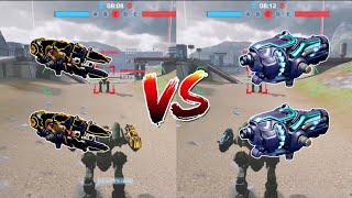 WRUltimate Scourge VS Chione Weapon Comparison |WAR ROBOTS|