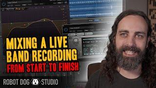 Mixing A Live Band Recording From Start To Finish