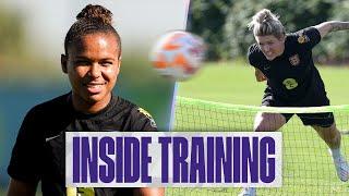 Parris & James' Skill School, Foot Tennis, Rondos & Sharpshooting | Inside Training