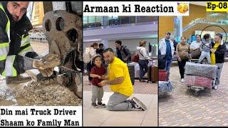 Driving 800 km to winnipeg Airport & papa ko dekh Armaan ki Reaction !