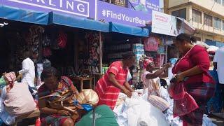 MAKOLA - BIGGEST CHEAPEAST OPEN AFRICAN MARKET GHANA ACCRA 4K