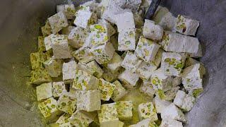 500 years Old Traditional Gazz Sweets (Iranian nougat) -  | Street Food