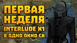 Первая неделя игры на Interlude x1 в одно окно за СХ | Lineage 2