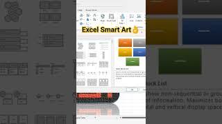 EXCEL BASICS - SMART ART #excel #excelbasics #shortvideo #exceltips