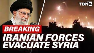 BREAKING: IDF Airstrikes BOMBARD Syria, Seizes Border; Iran EVACUATES Syrian Assets | TBN Israel