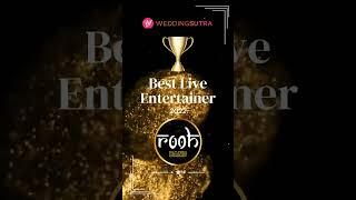 ROOH Band: The Best Live Entertainer 2022 || Wedding Sutra Influencer Awards #Shorts