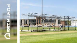 360 Concertina Cricket Cage at Durham Cricket Club | FORTRESS