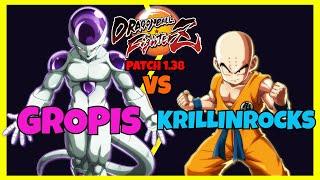 DBFZ | GROPIS vs GAMERFLO gameplays (Frieza, Cell, Super Baby 2 vs Vegito Blue, Krillin, Trunks)