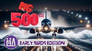 500th Macc Aviation LivestreamManchester Airport Live Stunning 4K  Join Macc crew & relax #live