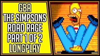 The Simpsons Road Rage (100%+Bonus) | GBA | Part 1 of 2 | Longplay | Walkthrough #49 [4Kp60]