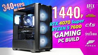 1440p Gaming PC RTX 4070 Super + Ryzen 5 7600 powered by FSP Hydro G Pro 850w