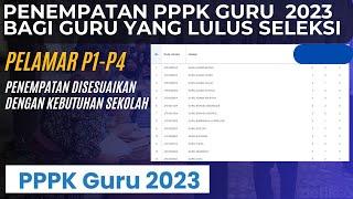 BAHAS PENEMPATAN PPPK GURU 2023 BAGI PELAMAR P1-P4