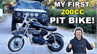 Never thought I'd BUY THIS!! || 200cc Pit Bike!