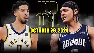 Indiana Pacers vs Orlando Magic Full Game Highlights - October 28, 2024 | 2024-25 NBA Season