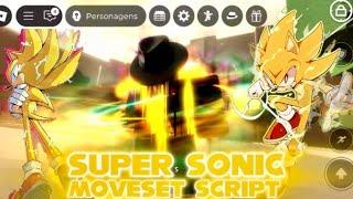 *NEW* 🟡SUPER SONIC MOVESET SCRIPT OP | HABILITY 5 | SUPER SONIC TRANFORMATION | CUSTOM | VFX | SFX