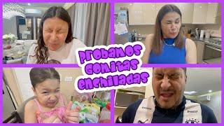 PROBAMOS GOMITAS CON CHAMOY / DULCES ENCHILADOS / COCINANDO EN FAMILIA / LIZ ELIZONDO GOMITAS DULCES