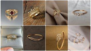 Stylish & Simple Gold Ring Design| Gold Finger Ring Designs| Finger Ring Designs for Female/Women|