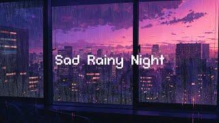 Sad Rainy Night ️ 1980s Quiet Night  Lofi Music To Study/ Chill/ Stress Relief