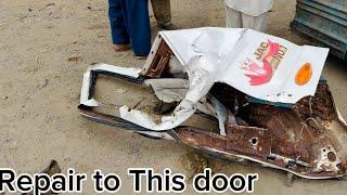 Complete Broken Truck Door . Amazing Restoration and Repairing the Genius Afghanistan  Mechanic