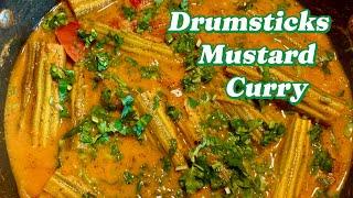 Drumsticks mustard curry | drumsticks curry | mustard recipes | Odisha style drumsticks curry