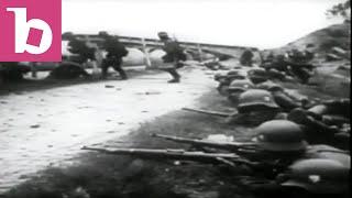 Images of War - German troops advance through Belgium to Holland: 1940