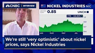 We're still 'very optimistic' about nickel prices, says Nickel Industries