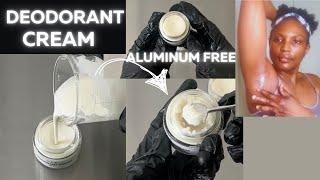 DIY Natural Deodorant Cream (ALUMINUM FREE & ZERO BAKING SODA) W/RECIPE SMELLS AMAZING!