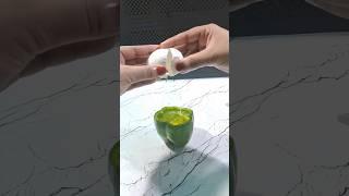 The hidden secret behind tasty stuffed eggs and capsicum #trending #short video #Viral