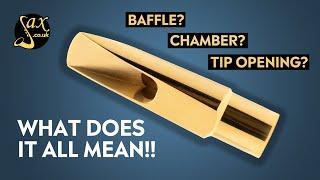 The Saxophone Mouthpiece, Explained