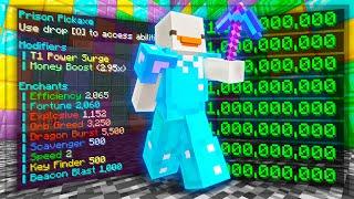 CREATING THE *ULTIMATE* PICKAXE on NEW OP PRISON SERVER | Minecraft OP Prisons (OPLegends)