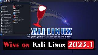 How to Install WineHQ on Kali Linux 2023.1 | WineHQ 8.0 Linux Installation Guide Kali Linux 2023.1