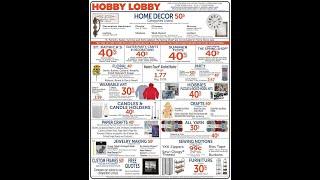 Hobby Lobby Weekly Ad March 3 – March 9, 2024