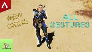 New Legendary Skin for Wraith (Void Vanguard), All Gestures. [Apex Legends - VOD - Jul.24]