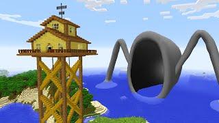 SURVIVING FROM SEA EATER ARRIVAL in Minecraft Part 2 - Gameplay - Coffin Meme