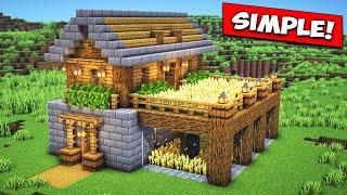 Minecraft | How to Build a Simple Survival House | Tutorial