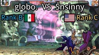 Street Fighter III: 3rd Strike: globo. (MX, Rank B)  vs Snsinny (US, Rank C)