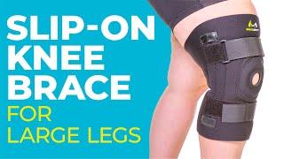 Slip On Knee Brace for Large Legs by BraceAbility