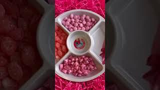 ASMR Pink Platter  #shorts #short #pink #platter #candy #krabbypatty #mentos #candyfunhouse