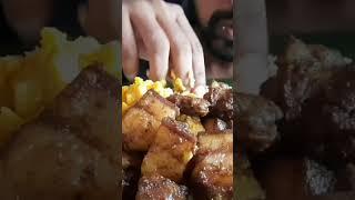 Asmr pork belly eating | Mukbang | pork mukbang   #asmr #mukbang #shorts