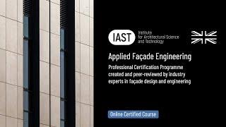 Applied Facade Engineering (AFE) Online Course