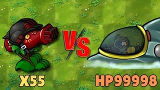 PVZ Fusion Challenge! - 55 Fusion Plants Vs Lord Dolphin Submarine 99998HP + Extra, Who Will Win ?