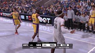 NBA 2K25 Gameday Simulation | LAKERS vs MAVERICKS FULL GAME HIGHLIGHTS