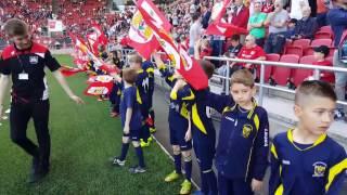 Hanham Abbotonians Flag bearing day - Bristol City vs Wolverhampton Wanderers 09/04/2017