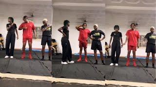 Mini vlog of Endurancegrand, Demzy Baye and Lisa Quama rehearsing for the biggest stage