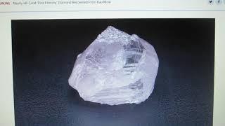 Large Fancy Pink Diamond Discovered In Lesotho   Episode 23